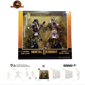 Brand new sealed in box McFarlane Mortal Kombat 11 Sub Zero vs Shao Kahn